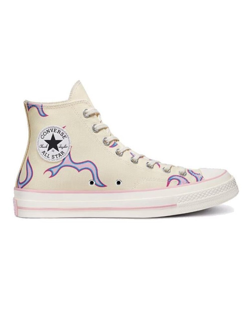 GOLF LE FLEUR X CONVERSE Chuck 70 High Sneaker Flame Pastel Yellow Size M6/W8